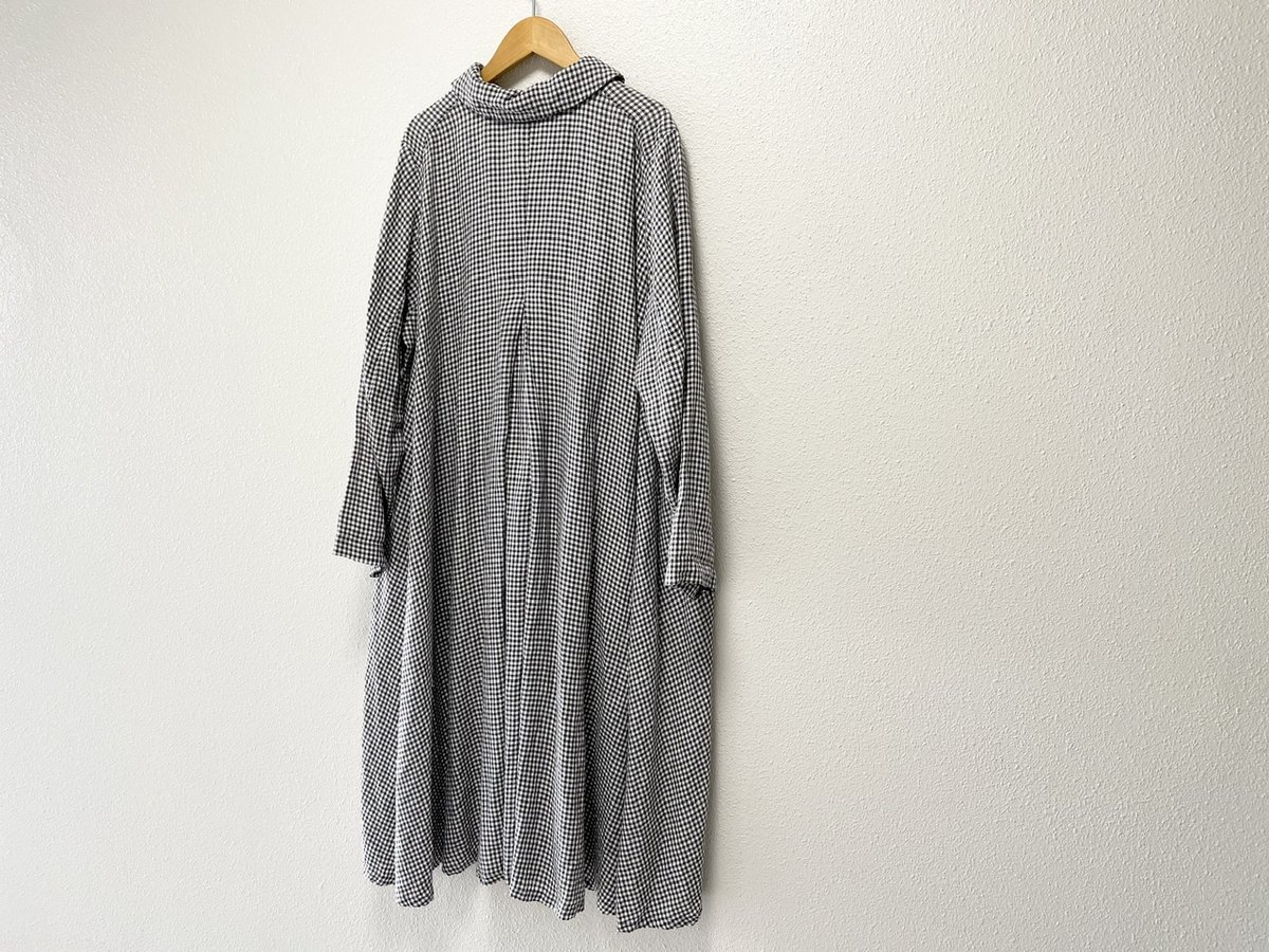 nest robe ヘンプ　ギンガムコート nest Robe ヘンプ先染めギンガムコート | Lisululu online