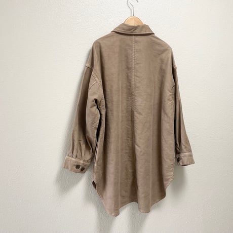 未使用品 / nest Robe / コットンモールスキンビッグシャツジャケット
