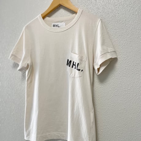 MHL. PRINTED COTTON JERSEY LOGO T-SHIRT