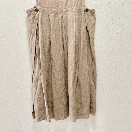 nest Robe ラミーリネン2wayエプロンワンピース