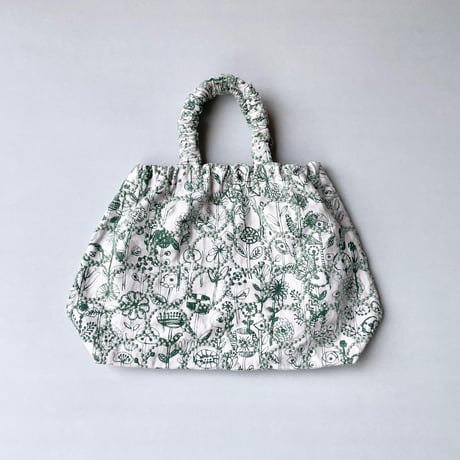 人気完売品 / mina perhonen skip bag -letter of flower+tambourine-