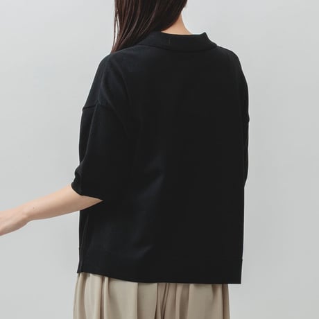 【5色展開】select ポロ衿ニット