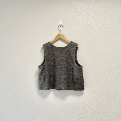 nest Robe ウールリネンツイルベスト