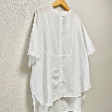 MidiUmi  フロントシームハーフスリーブシャツ