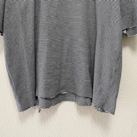 LENO HALF SLEEVE BORDER T-SHIRT