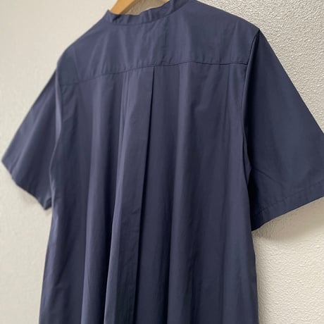2025SS / タグ付き未使用品 MidiUmi ハーフスリーブAラインシャツワンピース