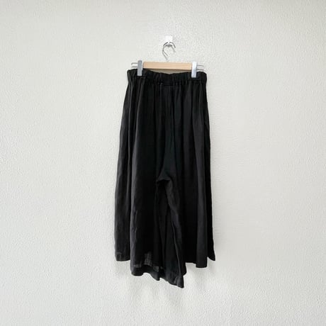 定番品 / ARTE POVERA  リネン染めロングギャザリングパンツ