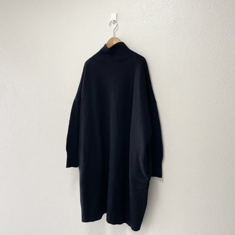 未使用品 / タグ付き / mizuiro ind  ハイネックワイドロングカーディガン