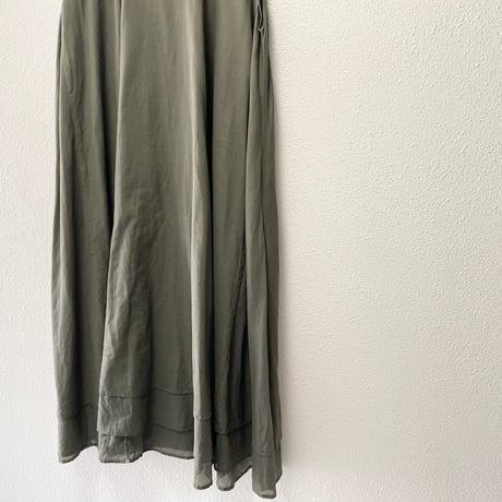 mizuiro ind  ダブルヘムロングワンピース