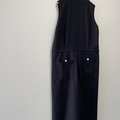 2024AW / sirone フラップネックスリーブレスコンビネゾン