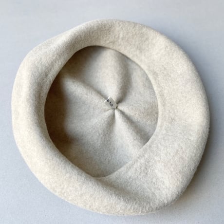 販売継続品 / mature ha. トップギャザービッグウールベレー