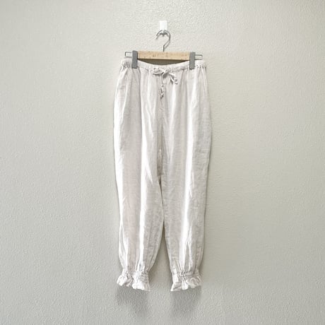 nest Robe リネンフリルイージーパンツ