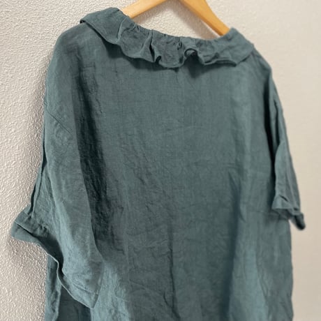 nest Robe  リネンフリルカラー 2way ブラウス