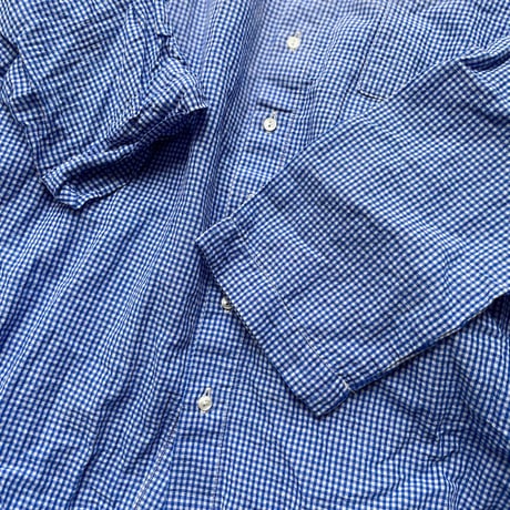 nest Robe ハードマンコットンリネンカシュクールシャツ
