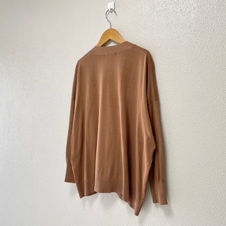 JOURNAL STANDARD アイスコットン CROP Vネックカーデ