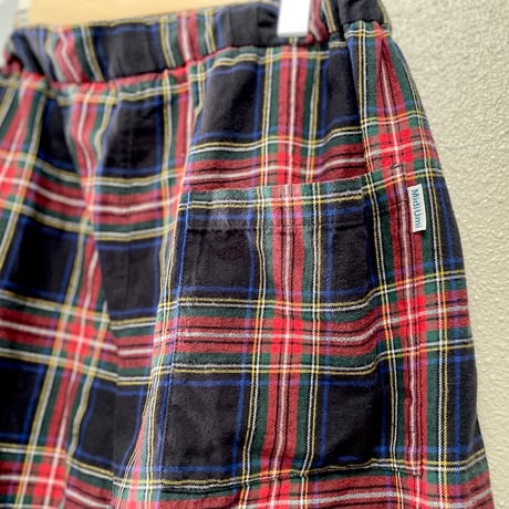 MidiUmi ワイドボリュームチェックパンツ