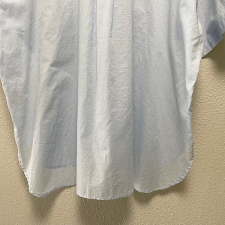 mizuiro ind ハーフスリーブワイドシャツ