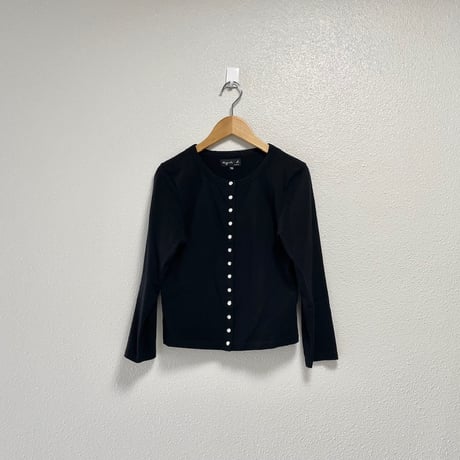 agnès b.  オーガニックコットン 長袖 カーディガンプレッション ”Le Petit”