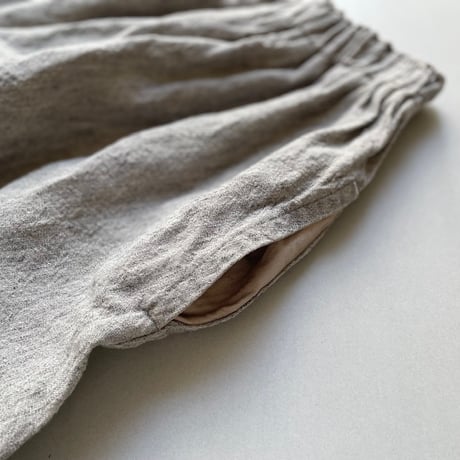 定番品 / あたう洋裁店 ポンポンマム サルエルパンツ