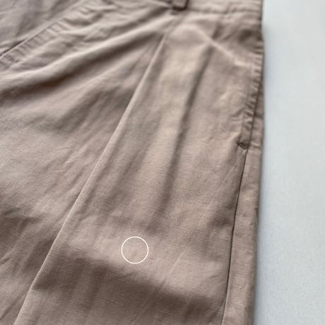 nest Robe コットンリネンタックワイドパンツ