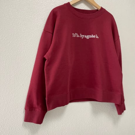 販売継続品 / 未使用品 To b. by agnes b.  コットン ロゴ スウェットプルオーバー