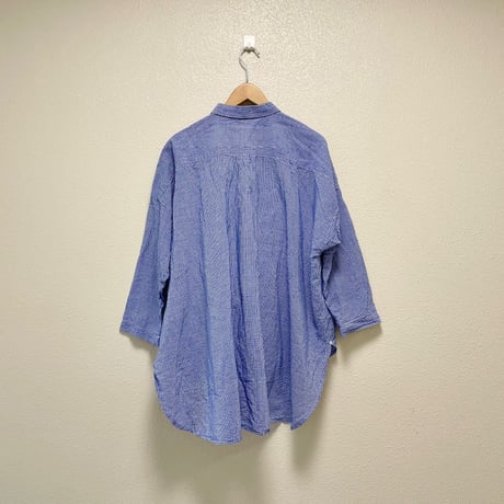 nest Robe ハードマンコットンリネンカシュクールシャツ