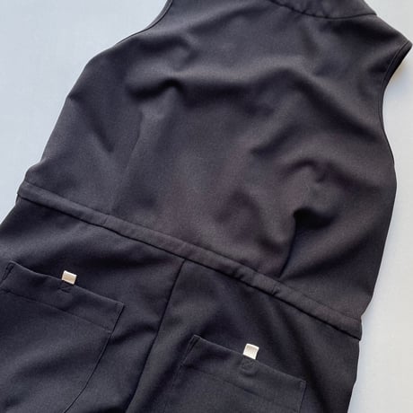 2024AW / sirone フラップネックスリーブレスコンビネゾン