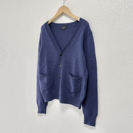 A.P.C  Vネックハイゲージニット