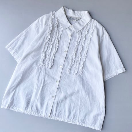 2025SS / MidiUmi フロントフリルシャツ