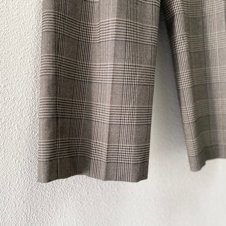 2024AW / Simplicite チェックツータックワイドパンツ