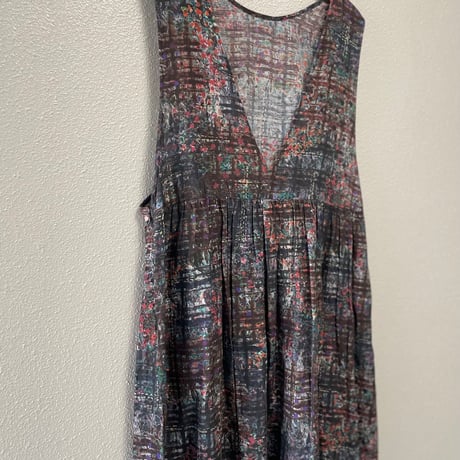 2025AW / l'atelier du savon check × hana 2wayノースリワンピース