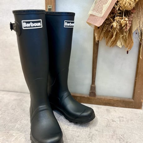 Barbour サイドストラップ レインブーツ