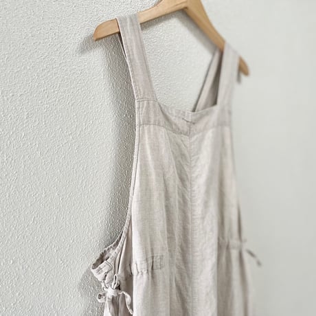 nest Robe リネンワイドサロペット