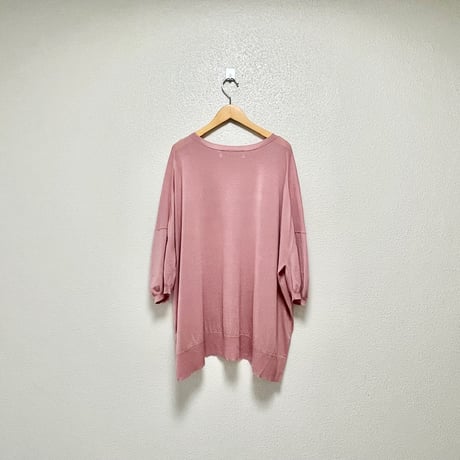 人気完売色 / STAMP AND DIARY スイスコットンVネックワイドプルオーバー