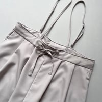 人気定番品 / 2024SS / sirone サスペンダー付きコクーンパンツ