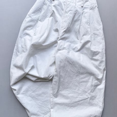 2023SS / nest Robe コットンチノ近江晒 タックパンツ