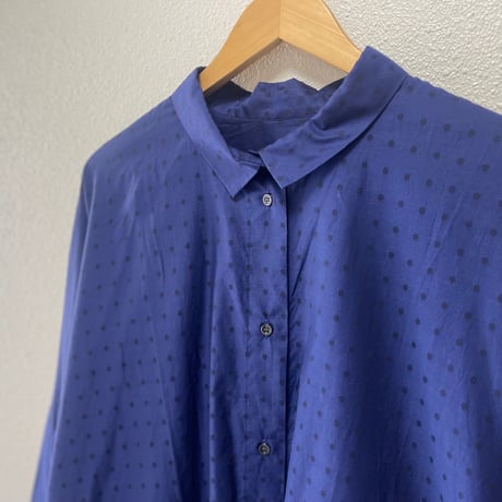 GALLEGO DESPORTES ドット柄　シャツブラウス
