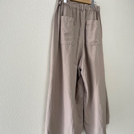 nest Robe コットンリネンタックワイドパンツ