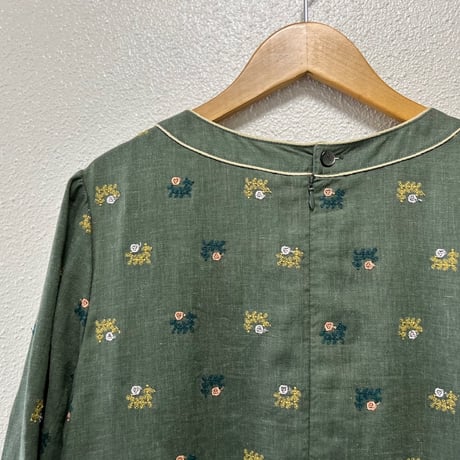 Sally Scott 刺繡ワンピース
