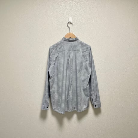 NATURAL LAUNDRY ドットチビ衿シャツ