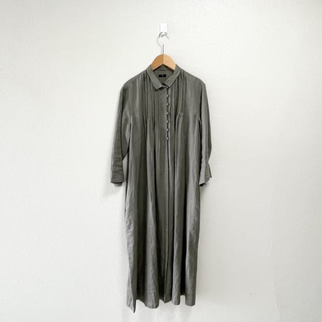Marque de BRODEUSES フレンチリネンワンピース