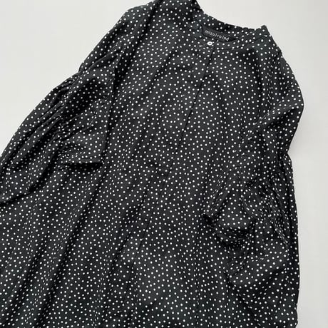 mizuiro ind DOTS BACK GATHERD N/S OP