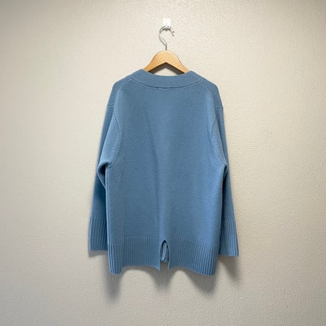 2023WEB限定item / NOLLEY'S カシミヤブレンド長めVネックカーディガン