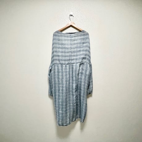 nest Robe リネンガーゼマドラスチェックローブ