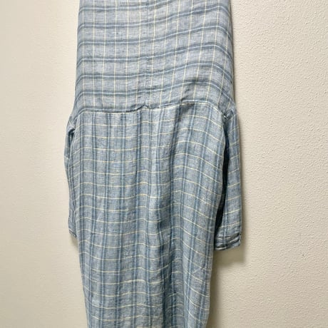 nest Robe リネンガーゼマドラスチェックローブ