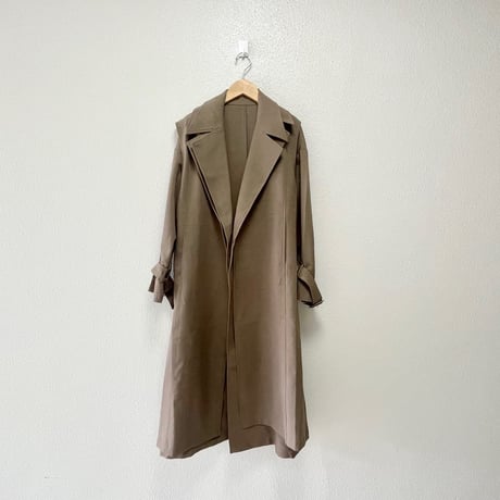 KBF+ リネンライクレイヤードコート