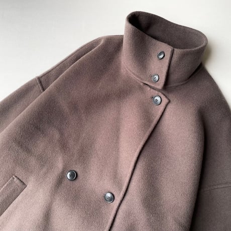 2024AW / SLOBE IENA souple woolダブルフェイススタンドコート
