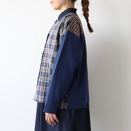 【3色展開】select パッチワークカットソー