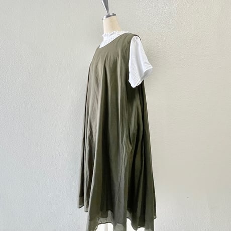mizuiro ind  ダブルヘムロングワンピース