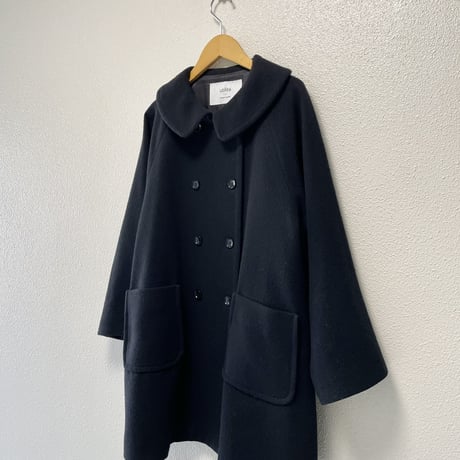 utilite ソフトメルトンラウンドカラーコート